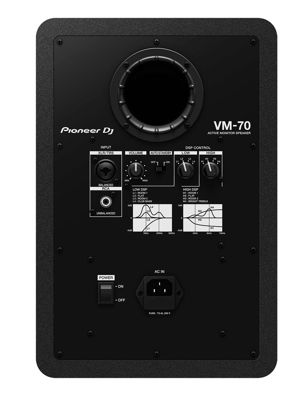 Pioneer DJ VM70 Monitor Activo Negro. Unidad 3