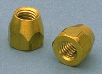 All Parts LT0660008 Truss Rod Nuts (4 Pieces) for Gibson Guitars Brass (10-32) 1