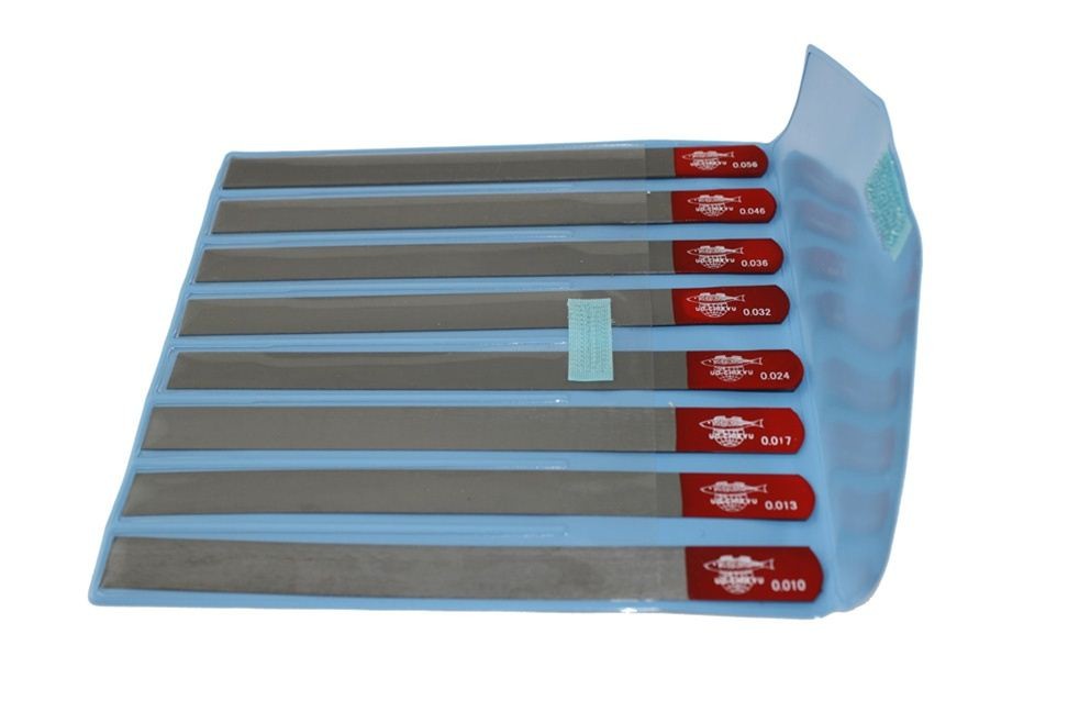 All Parts LT1020000 Nut Slotting File Set (8 Pieces) 010 013 017 024 032 036 046 056 1