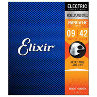 Elixir 12002 Nanoweb Super Light Juego Cuerdas Guitarra Eléctrica 009-042 1