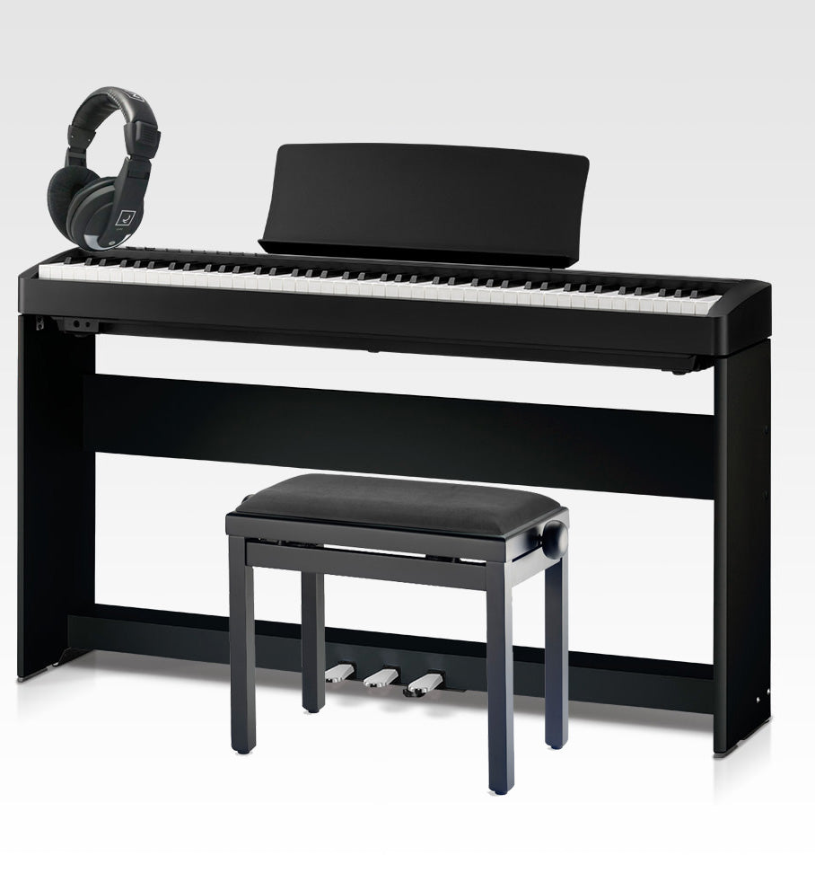 Kawai -Pack- ES120 B Piano Digital Negro + Soporte + Pedalera + Banqueta y Auriculares 2