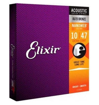 Elixir 11002 Nanoweb Extra Light Juego Cuerdas Guitarra Acústica 010-047 3