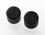 All Parts MK0115003 Black Barrel Knobs (2) Flat Top 1