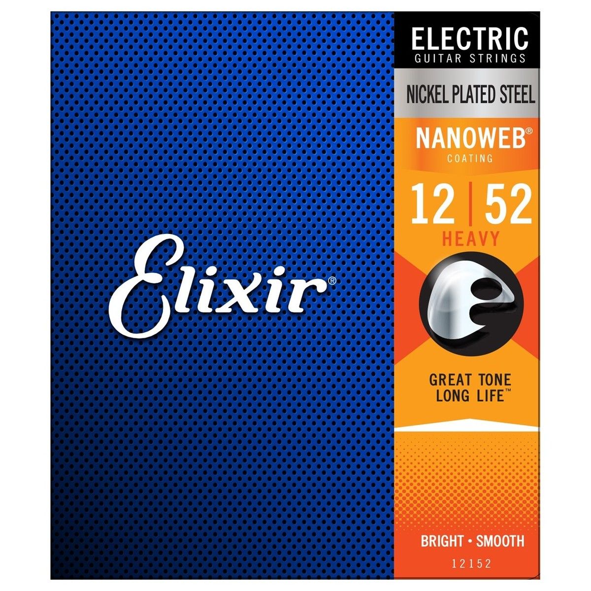 Elixir 12152AR Nanoweb Anti Rust Heavy Juego Cuerdas Eléctrica 012 052 1