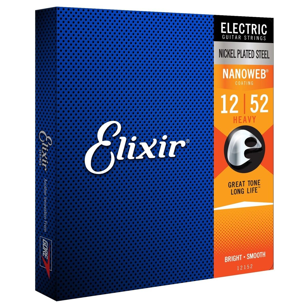 Elixir 12152AR Nanoweb Anti Rust Heavy Juego Cuerdas Eléctrica 012 052 3