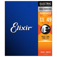 Elixir 12102 Nanoweb Medium Juego Cuerdas Guitarra Eléctrica 011-049 1