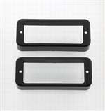 All Parts PC0747023 Mini Humbucking Pickup Rings (2 Pieces) Black 1