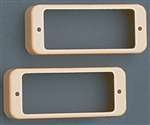 All Parts PC0747028 Mini Humbucking Pickup Rings (2 Pieces) Cream 1