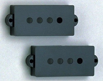 All Parts PC0951023 Pickup Cover Set for P Bass Black 1