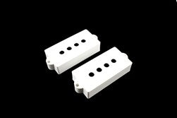 All Parts PC0951025 Pickup Cover Set for P Bass White 1