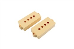 All Parts PC0951028 Pickup Cover Set for P Bass Cream 1