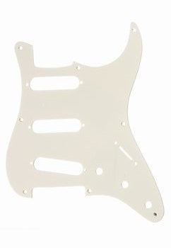 All Parts PG0550051 Pick Guard for Strat Parchment 1-Ply (Old White) (8 Screw Holes) 1