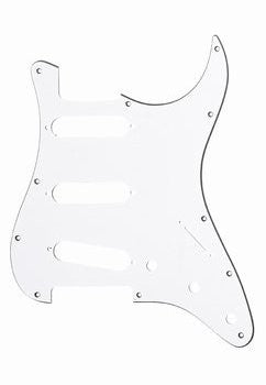 All Parts PG0552035 Pick Guard for Strat White 3-Ply (W/B/W) (11 Screw Holes) 1