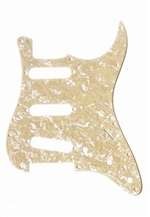 All Parts PG0552058 Pick Guard for Strat Cream Pearloid 3-Ply (CP/B/W) (11 Screw Holes) 1