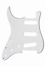 All Parts PG0552L35 Pick Guard for Strat Left-Handed White 3-Ply (W/B/W) 1