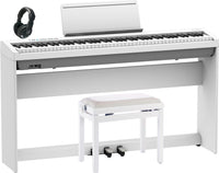 Roland -Pack- FP30X WH Piano Digital Blanco + Soporte + Pedalera + Banqueta y Auriculares 1