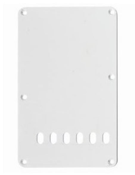 All Parts PG0556L25 Cubierta Muelles Tremolo para Zurdos Blanco una Capa. 1