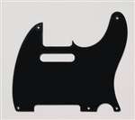 All Parts PG0560023 Pick Guard for Tele Black 1-Ply (5 Screw Holes) 1