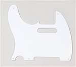 All Parts PG0560L25 Pick Guard for Tele, Left-Handed, White 1-Ply (5 Screw Holes). 1