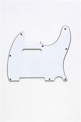 All Parts PG0562035 Pick Guard for Tele White 3-Ply (W/B/W) (8 Screw Holes) 1