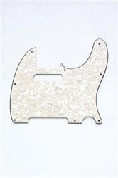 All Parts PG0562065 Pick Guard for Tele Parchment Pearloid 3-Ply (PP/W/B) 1