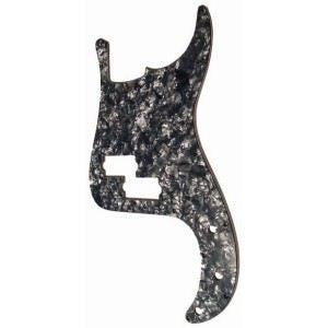 All Parts PG0750052 Pick Guard for P Bass Dark Black Pearloid 3-Ply (DBP/W/B) 1