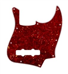 All Parts PG0755044 Pick Guard for J Bass Vintage Red Tortoise 3-Ply (RT/W/B) 1