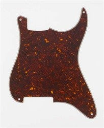 All Parts PG0992043 Pick Guard Outline for Strat (No Holes) Tortoise 3-Ply (T/W/B) 1