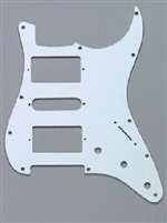 All Parts PG0994035 Pick Guard 2 Humbuckers - 1 Single Coil for Strat White 1