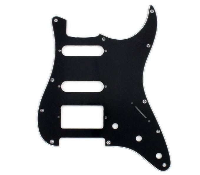 All Parts PG0995033 Pick Guard 1 Humbucker - 2 Single Coils for Strat Black 1