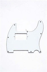 All Parts PG9562035 Pick Guard for Tele Cut for Humbucking White 3-Ply 1