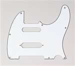 All Parts PG9563035 Pick Guard for Tele Cut for Strat Pickup In Middle White 1