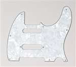 All Parts PG9563055 Pick Guard for Tele Cut for Strat Pickup Middle White Pearl 1