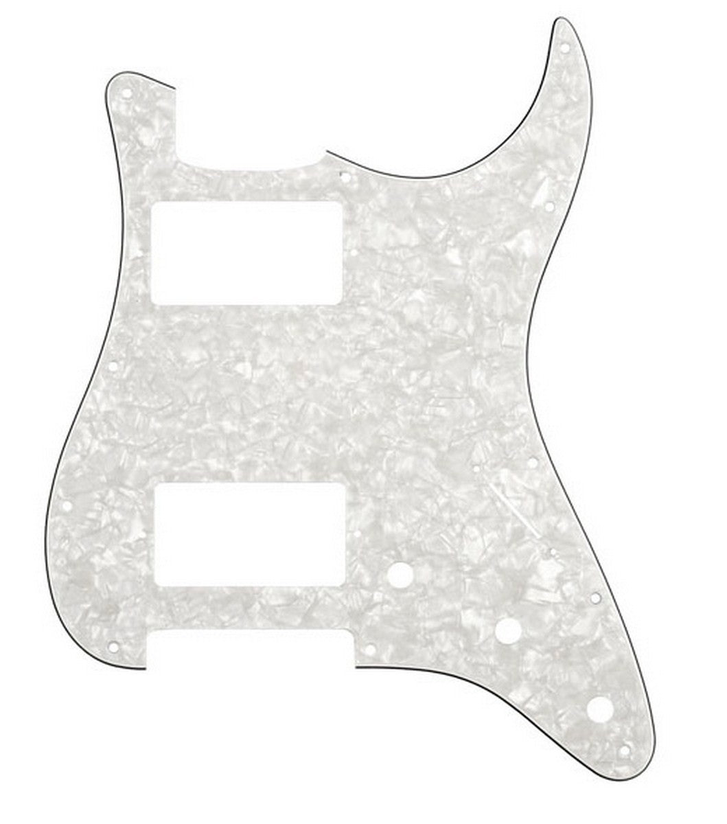 All Parts PG9595055 Pick Guard 2 Humbuckers for Strat White Pearloid 3-Ply 1