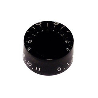 All Parts PK0132023 Speed Knobs (2) Black Numbers 0 - 11 Fits USA Split Shaft Pots 1