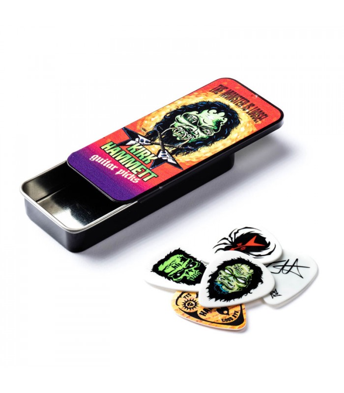 Dunlop KH01T088 Estuche Metálico 6 Púas Monster Loose Kirk Hammett 1