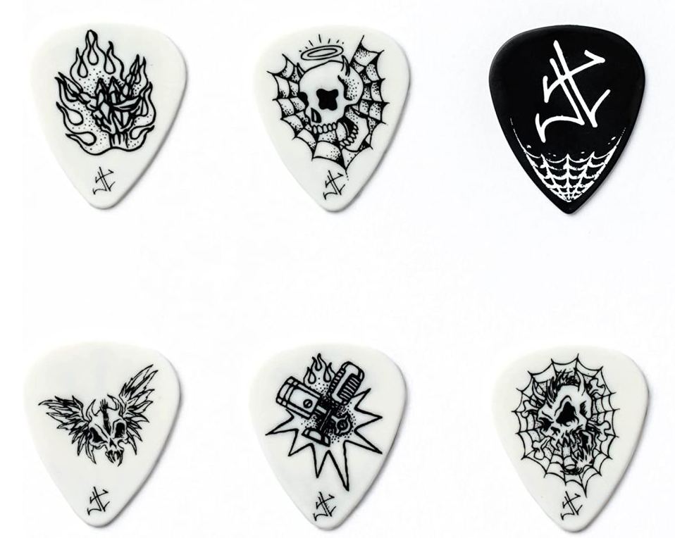 Dunlop JPH01T088 Estuche Metálico Púas James Hetfield 4