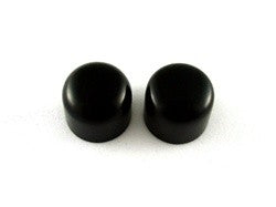 All Parts PK01980E0 Ebony Wood Dome Knobs (2) Push-On 1