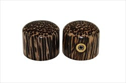 All Parts PK3196000 Tiger Wood Dome Knobs (2) with Set Screw 1