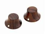 All Parts PK31970W0 Walnut Wood Bell Knobs (2) Push-On 1