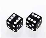 All Parts PK3250023 Black Dice Knobs (2 Pieces) with Set Screw 1