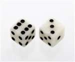 All Parts PK3250055 Pearloid Dice Knobs (2 Pieces) with Set Screw 1