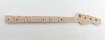 All Parts PMO Replacement Neck for Pbass Solid Maple 20 Frets 10 Radius No Finish 1