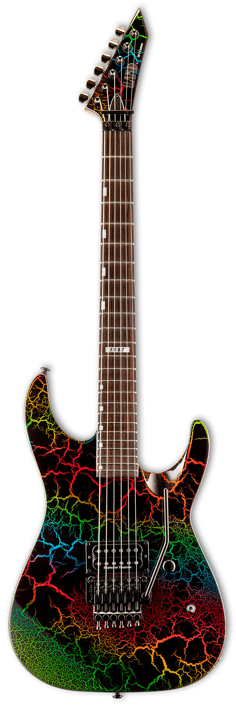 ESP LTD M-1 CTM 87 RC Guitarra Eléctrica Rainbow Crackle 1