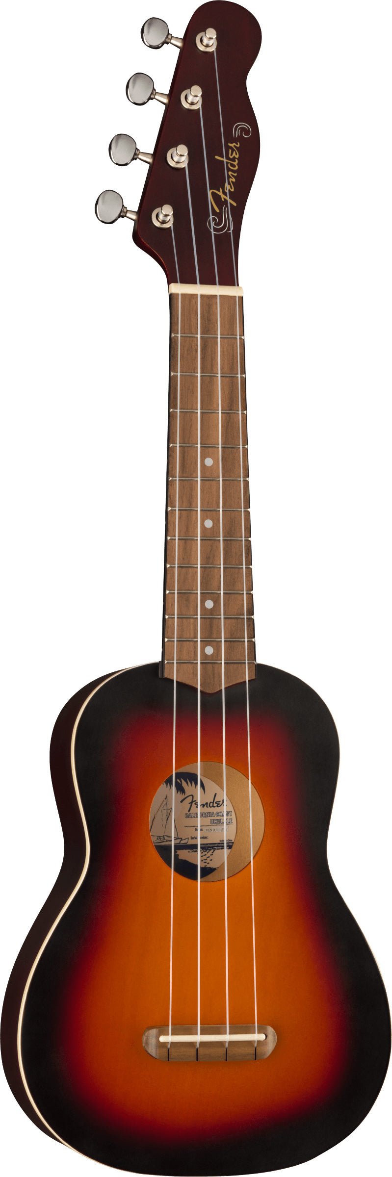 Fender Venice Ukelele Soprano 2 Colores Sunburst 2