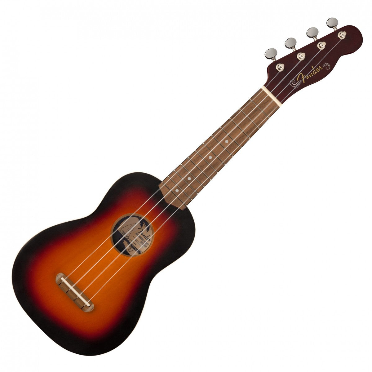 Fender Venice Ukelele Soprano 2 Colores Sunburst 7