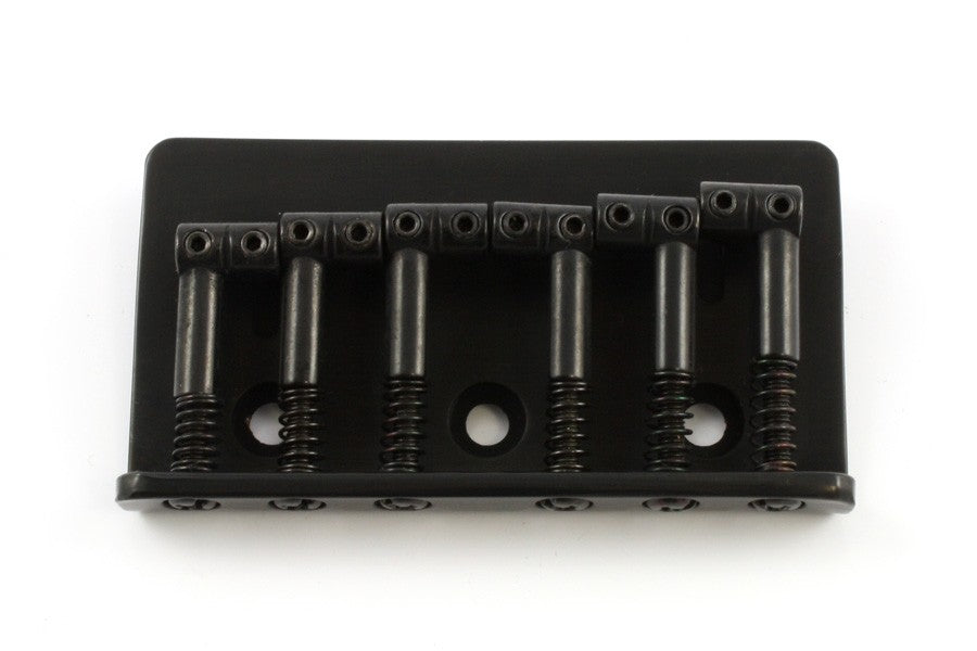 All Parts SB0190003 Non-Tremolo Top Loading Guitar Bridge Black 2-1/8 String Spacing 1