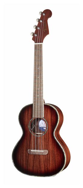 Fender Montecito Ukelele Electrificado Tenor Shaded Edge Burst 10