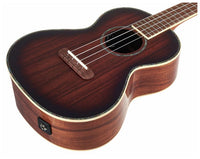 Fender Montecito Ukelele Electrificado Tenor Shaded Edge Burst 13