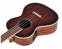 Fender Montecito Ukelele Electrificado Tenor Shaded Edge Burst 14